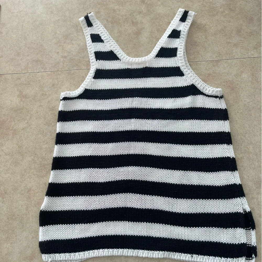 Vintage 1984 Eve Roth Jump Knit Long Tank Top - Picture 5 of 10